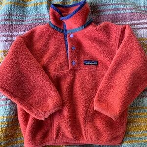 Kid’s Patagonia Pink Fleece Sweatshirt Cozy Warmth